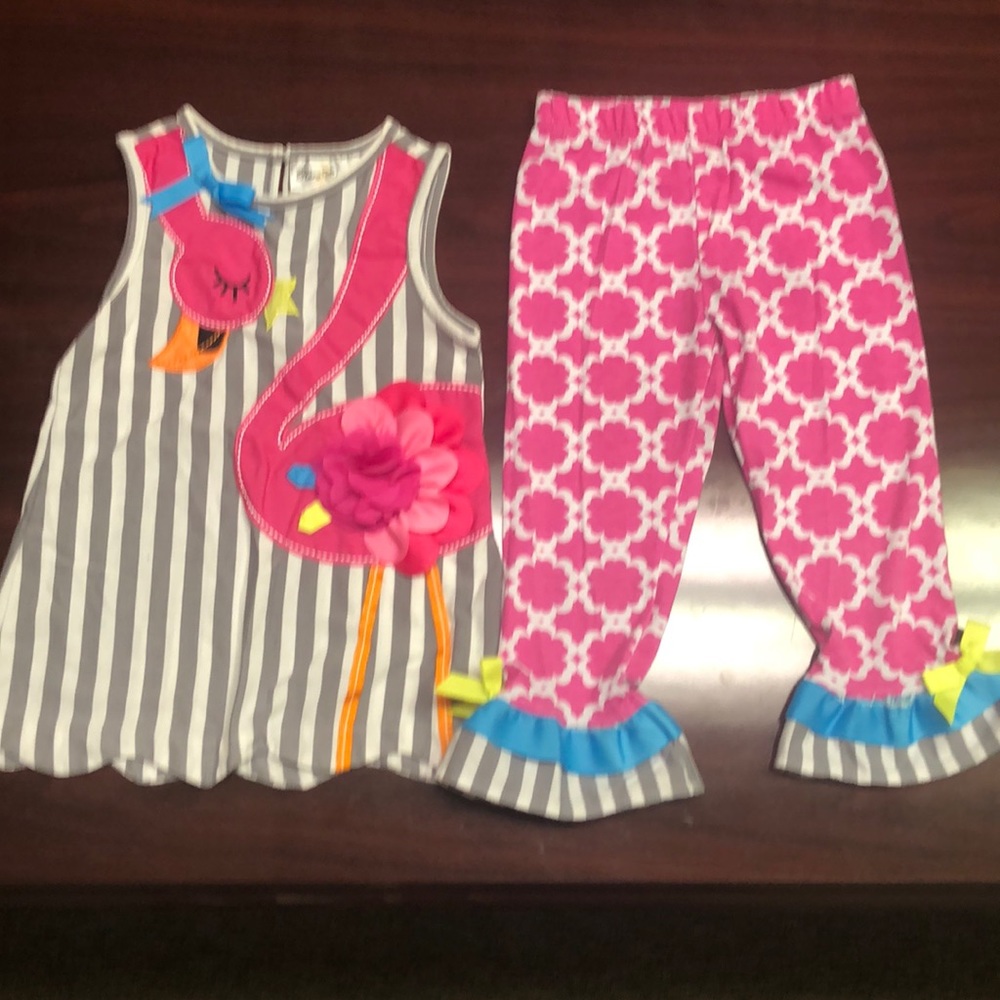 Girls 2pc Capri Set